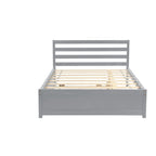 Grey Full Bed with Trundle