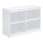 White Twin Size Solid Wood Loft Bed with Retractable Desk and Drawers